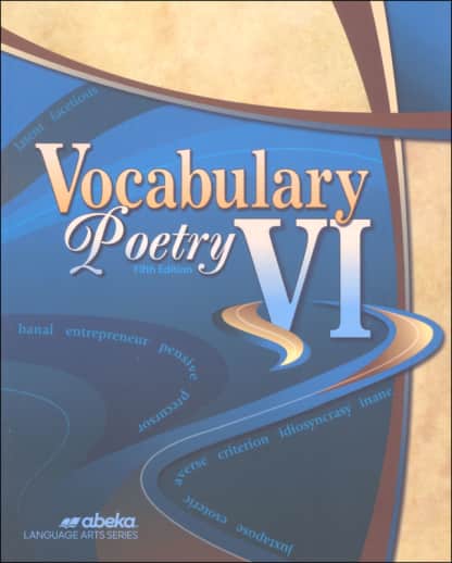 Abeka Vocabulary & Poetry VI
