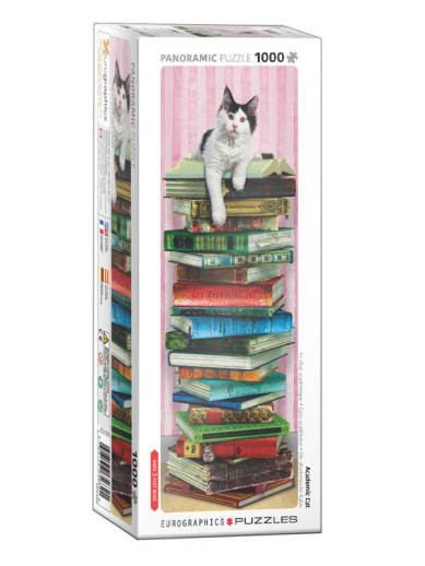 Eurographics Academic Cat 1000-piece Panoramic Jigsaw Puzzle