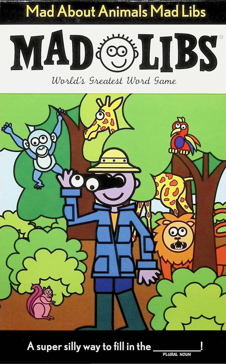 Mad About Animals Mad Libs