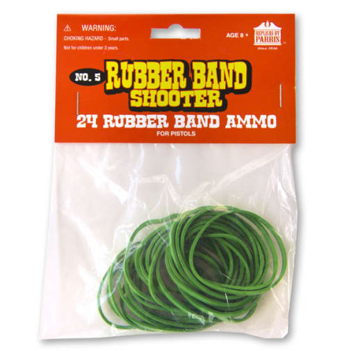 Parris Rubber Bands for Pistols (package of 24)