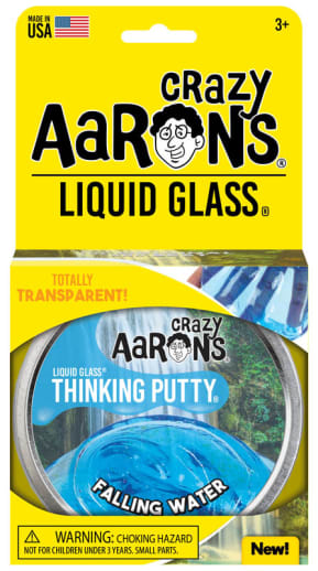 Crazy Aaron's Falling Water Thinking Putty 4" Tin (Liquid Glass)