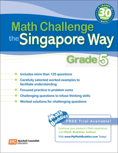Math Challenge the Singapore Way Grade 5 Workbook