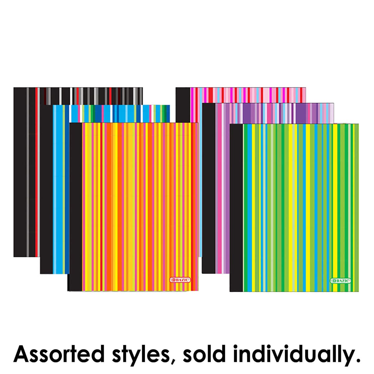 Stripes Composition Book - College Ruled (100 sheets)