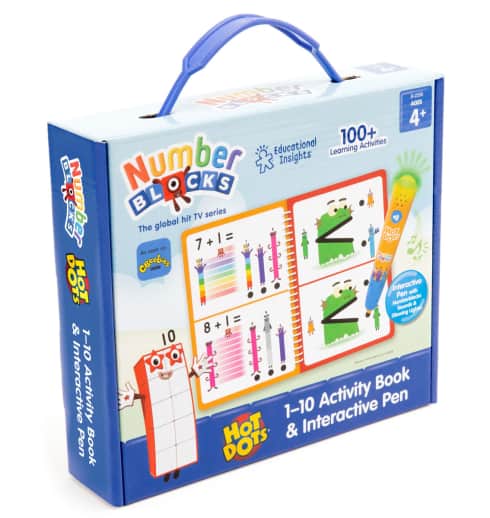Hot Dots Numberblocks Activity Book 1-10 & Interactive Pen