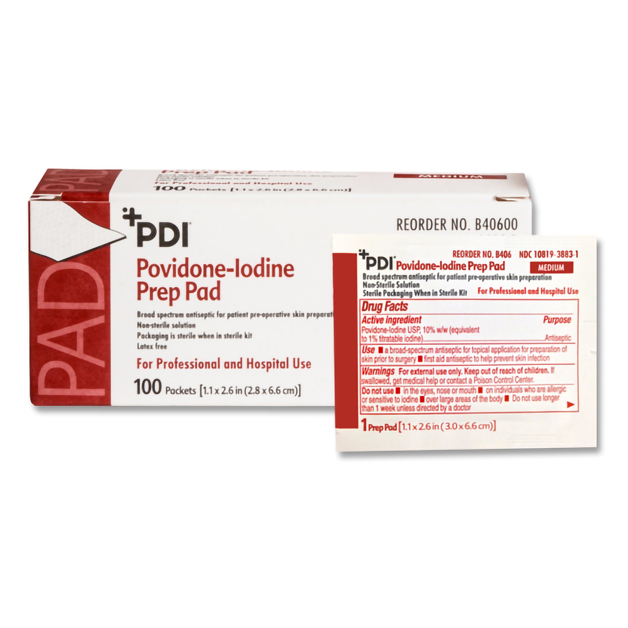 PDI PVP Prep Pad, Medium MK 131912