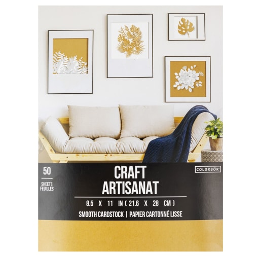 Double-Sided Cardstock Paper Pad 8.5" x 11" - Craft