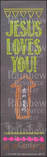 Jesus Loves You Bookmark