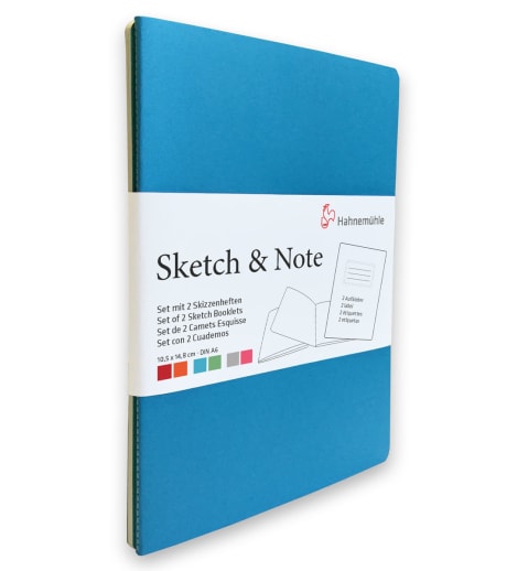 Sketch & Note Booklets - Blue Bundle: Size A6/5.83" x 4.13" (2 books)