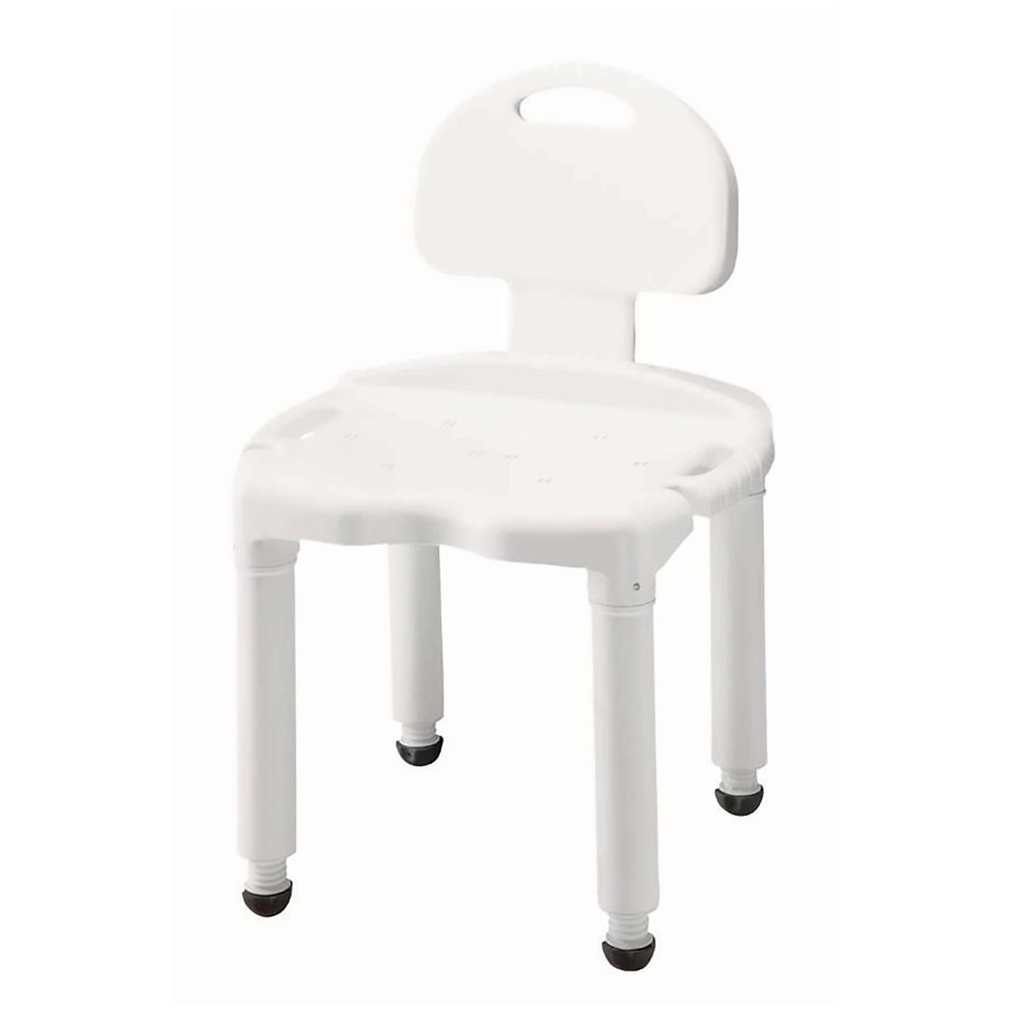 Carex Universal Bath Seat with Back, 400-lb Capacity MK 443720