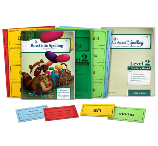 All About Spelling Level 2 Material Set (Color)