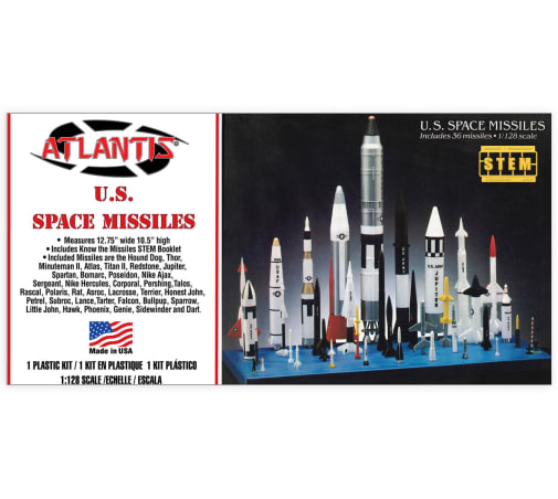 U.S. Space 36 Missiles Set STEM Models