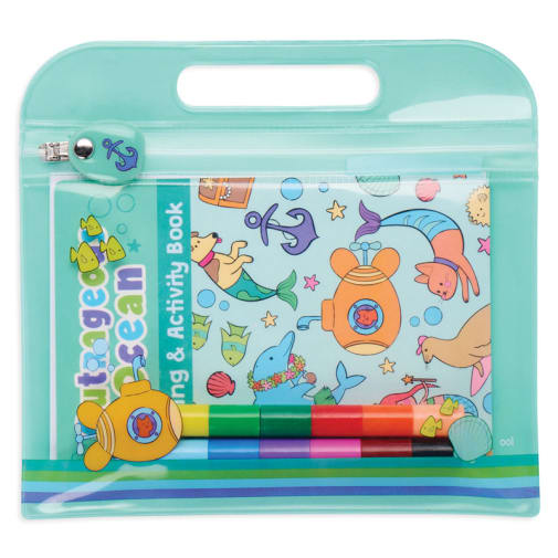 Mini Traveler Coloring and Activity Kit - Outrageous Ocean