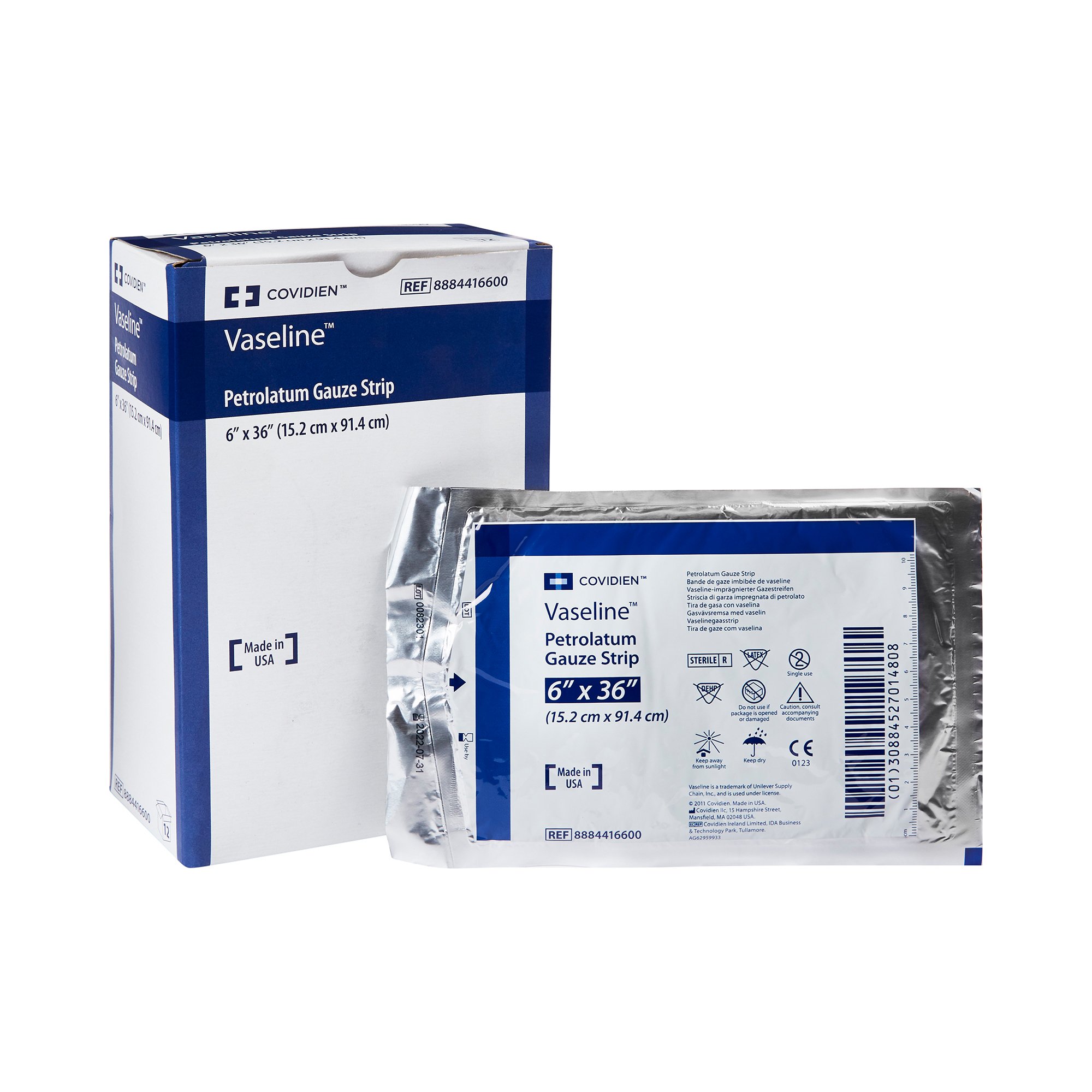 Vaseline Petrolatum Impregnated Dressing, 6 x 36 Inch MK 32728