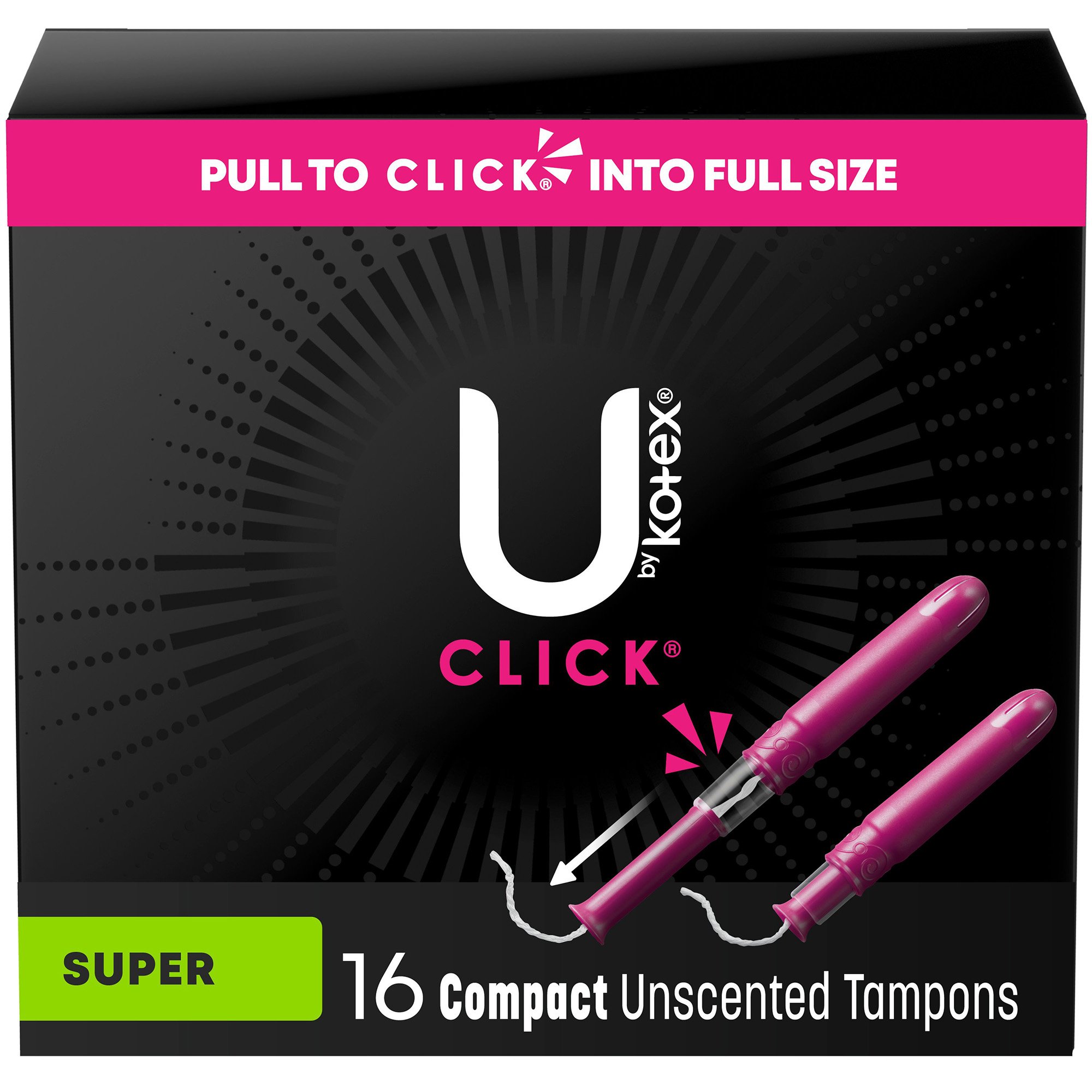 U By Kotex Click Compact Tampon MK 1184199