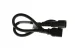AC Power Cord, C14 to C13, 18 AWG, 2ft, Black