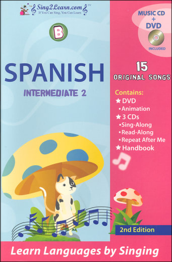 Spanish Intermediate 2B Combo (Song Book, CDs, DVD)