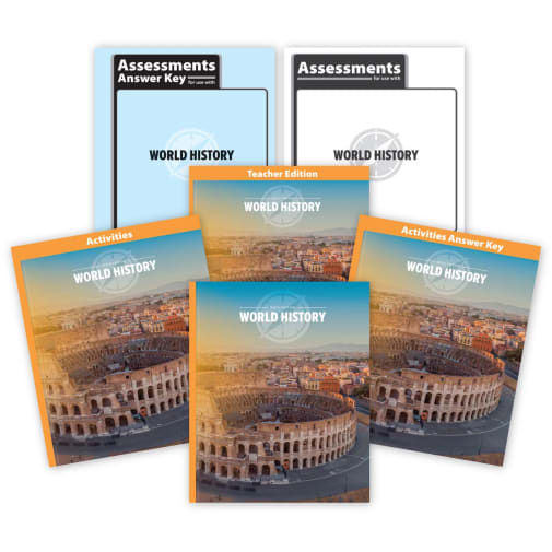BJU Press World History 10 Homeschool Kit 6th Edition