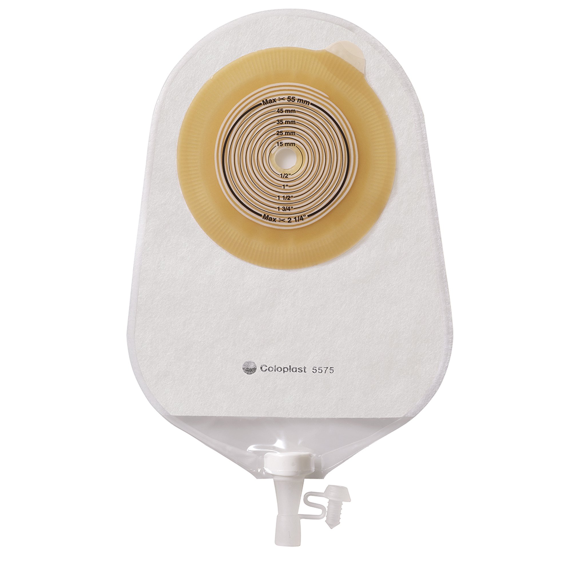 Assura Original 1-Piece Transparent Urostomy Pouch, Trim to fit 10  55 mm MK 518373