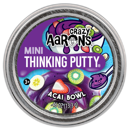 Crazy Aaron's Acai Bowl Mini Thinking Putty 2" Tin