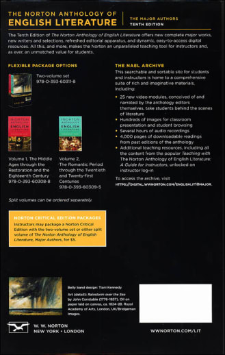 Norton Anthology of English Literature Shorter Eleventh Edition