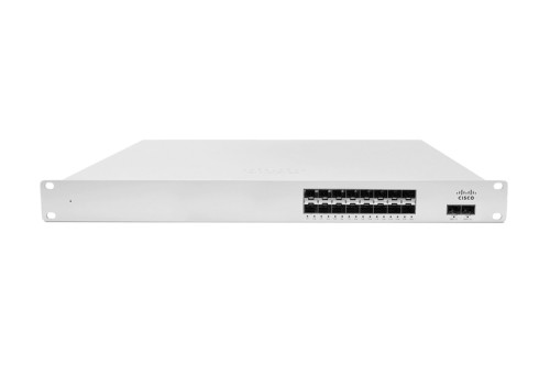 Image of Cisco Meraki Cloud Managed Switch, 16 x 1G SFP Fiber Ports