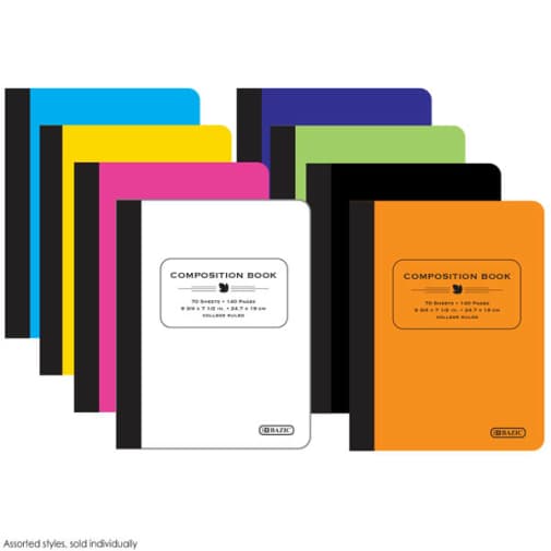 Composition Book Poly Cover College Ruled