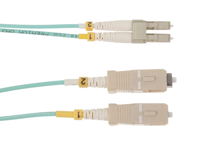 7m LC-SC OM3 Corning Multimode Duplex 50/125 Fiber Optic Cable, 10 Pack 7m LC-SC OM3 Corning Multimode Duplex 50/125 Fiber Optic Cable, 10 Pack