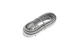 RJ11 Straight Modular Telephone Cable, Silver, 14ft, 6P/4C