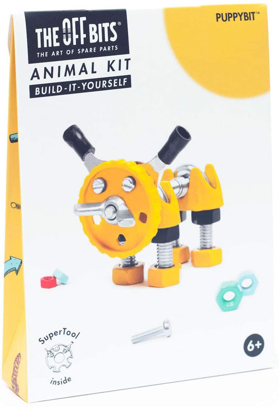 THE OFFBITS Puppybit Animal Kit - Build Your Own Robot Puppy With Nuts & Bolts + Online Code - View #9