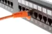 Cat5e Shielded Ethernet Patch Cable, Half-moon Boot, 10ft, Orange