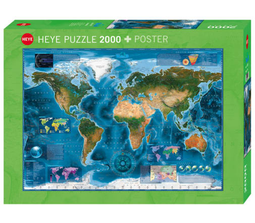 Satellite Map 2000 Piece Puzzle