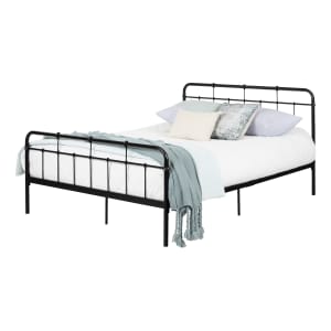 Metal Platform Bed with headboard