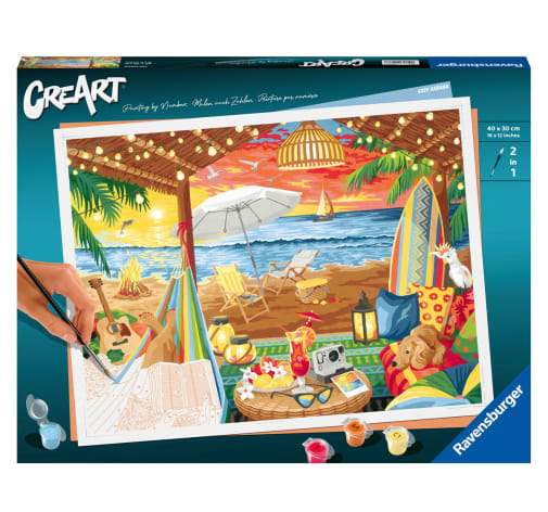 Ravensburger Creart Paint by Number - Cozy Cabana (12x16)