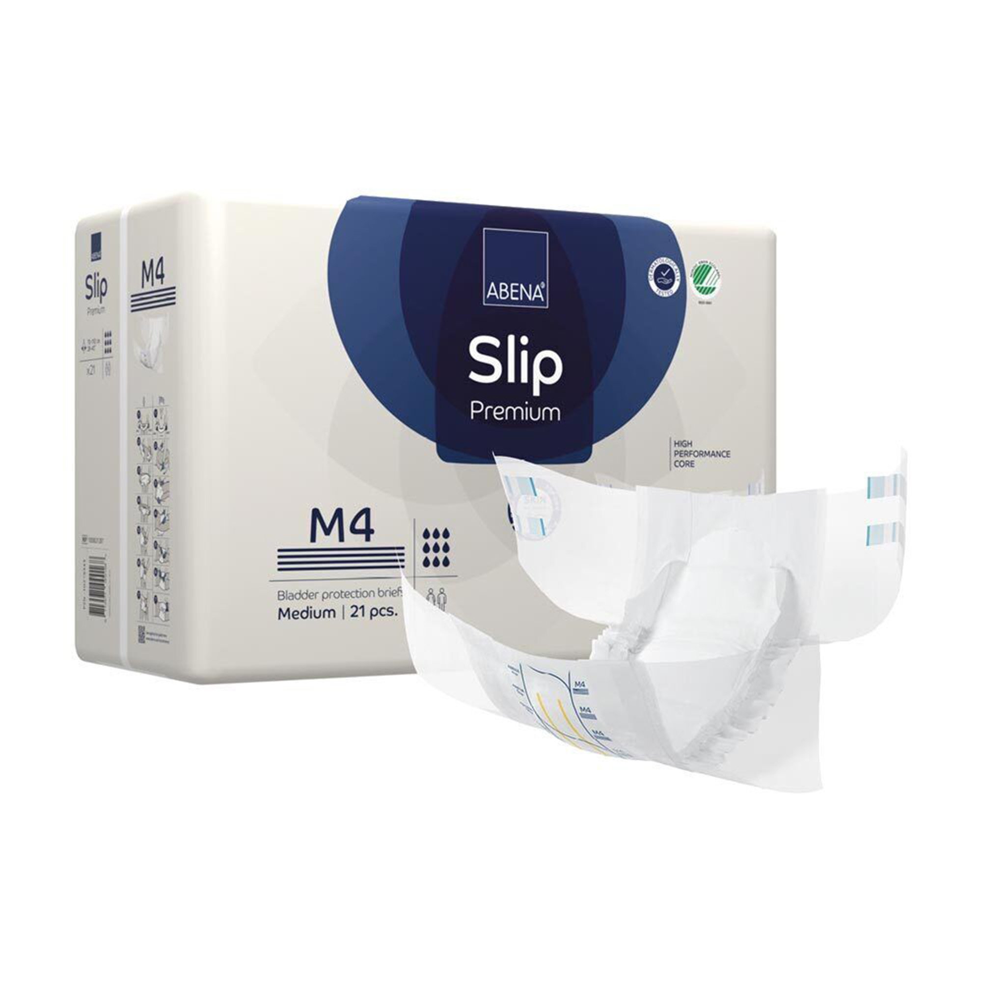 Abena Slip Premium M4 Incontinence Brief, Medium MK 1218203