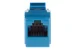 Cat5e RJ45 Inline Coupler Type Keystone Jack, Blue