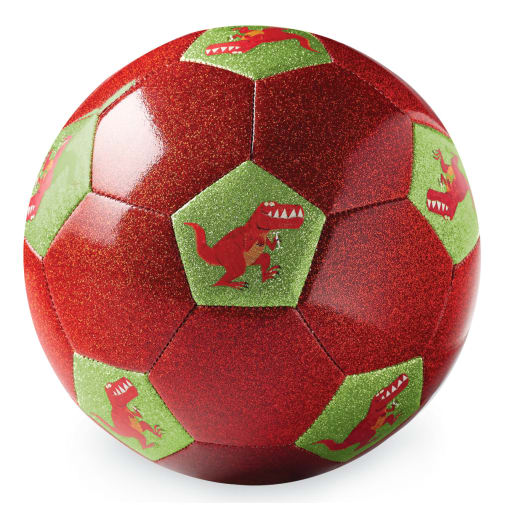 Crocodile Creek Glitter Soccer Ball - Dinosaur (size 3)