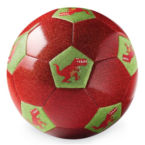 Crocodile Creek Glitter Soccer Ball - Dinosaur (size 3)