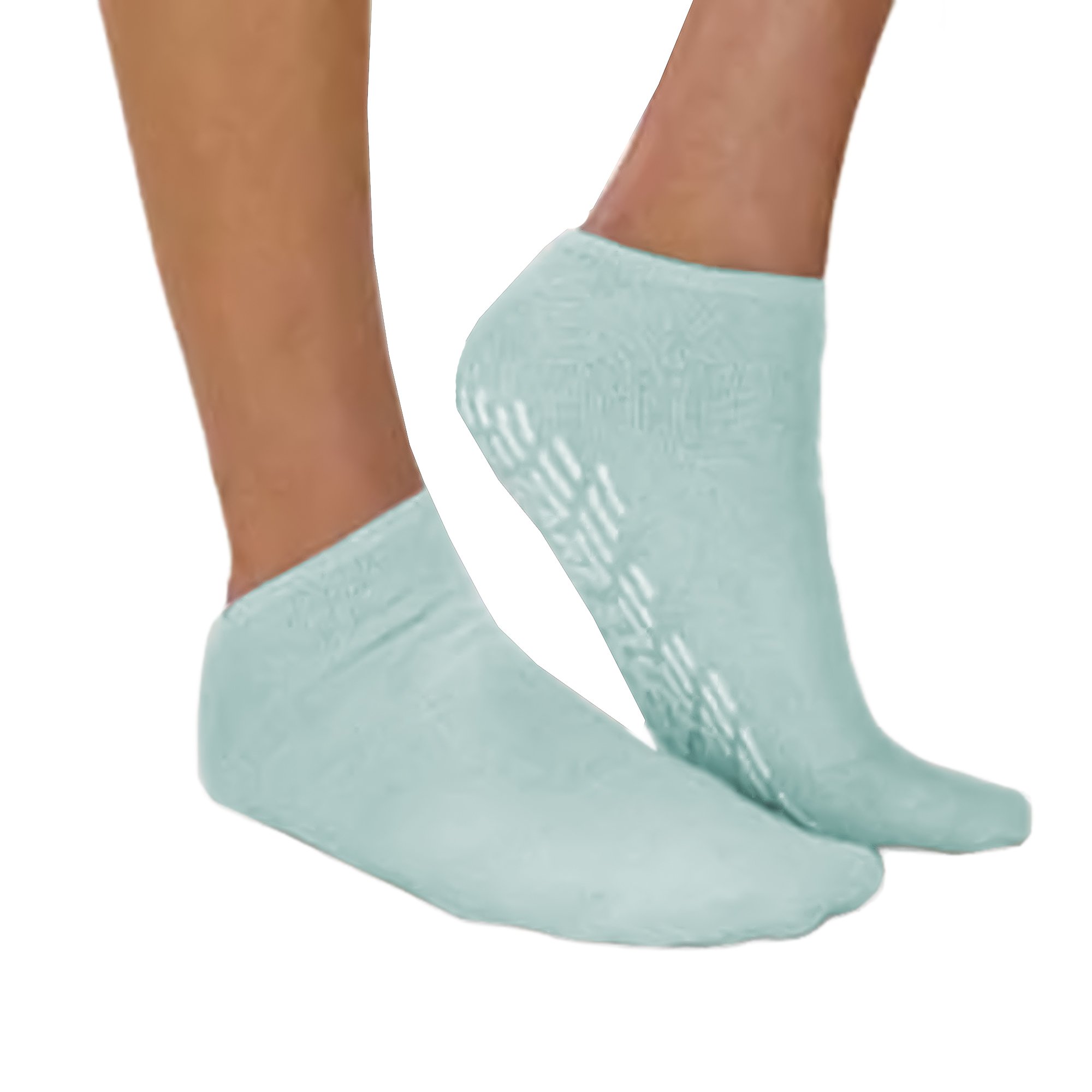 Care-Steps Single Tread Slipper Socks, 2X-Large, Light Green MK 1125644