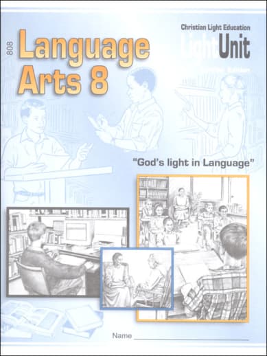 Christian Light Language Arts LightUnit 808 Sunrise Edition