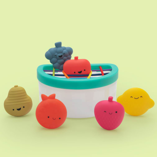 Fruit Fill n' Spill - 8 piece set (STEM Toy)