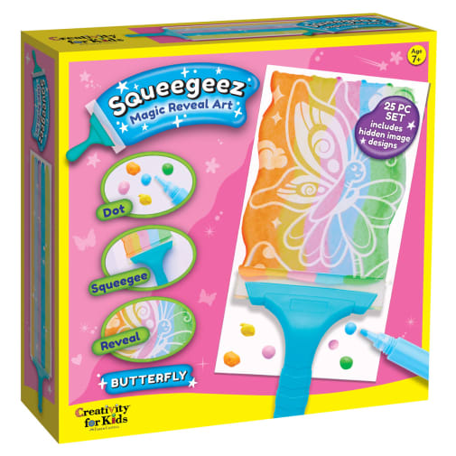 Squeegeez Magic Reveal Art - Butterfly