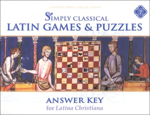 Memoria Press Simply Classical Latin Games & Puzzles Answer Key