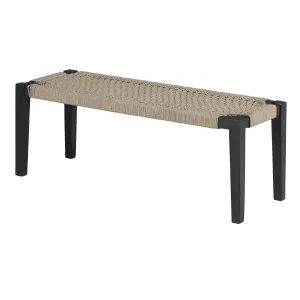 Banc en bois et en corde