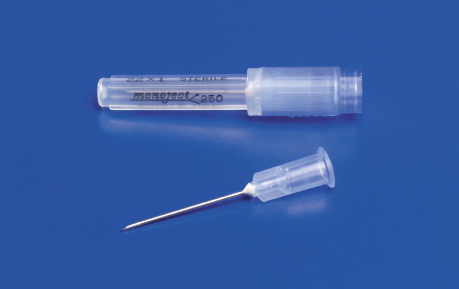 Monoject Hypodermic Needle, 20 Gauge, 1 Inch Length MK 46236