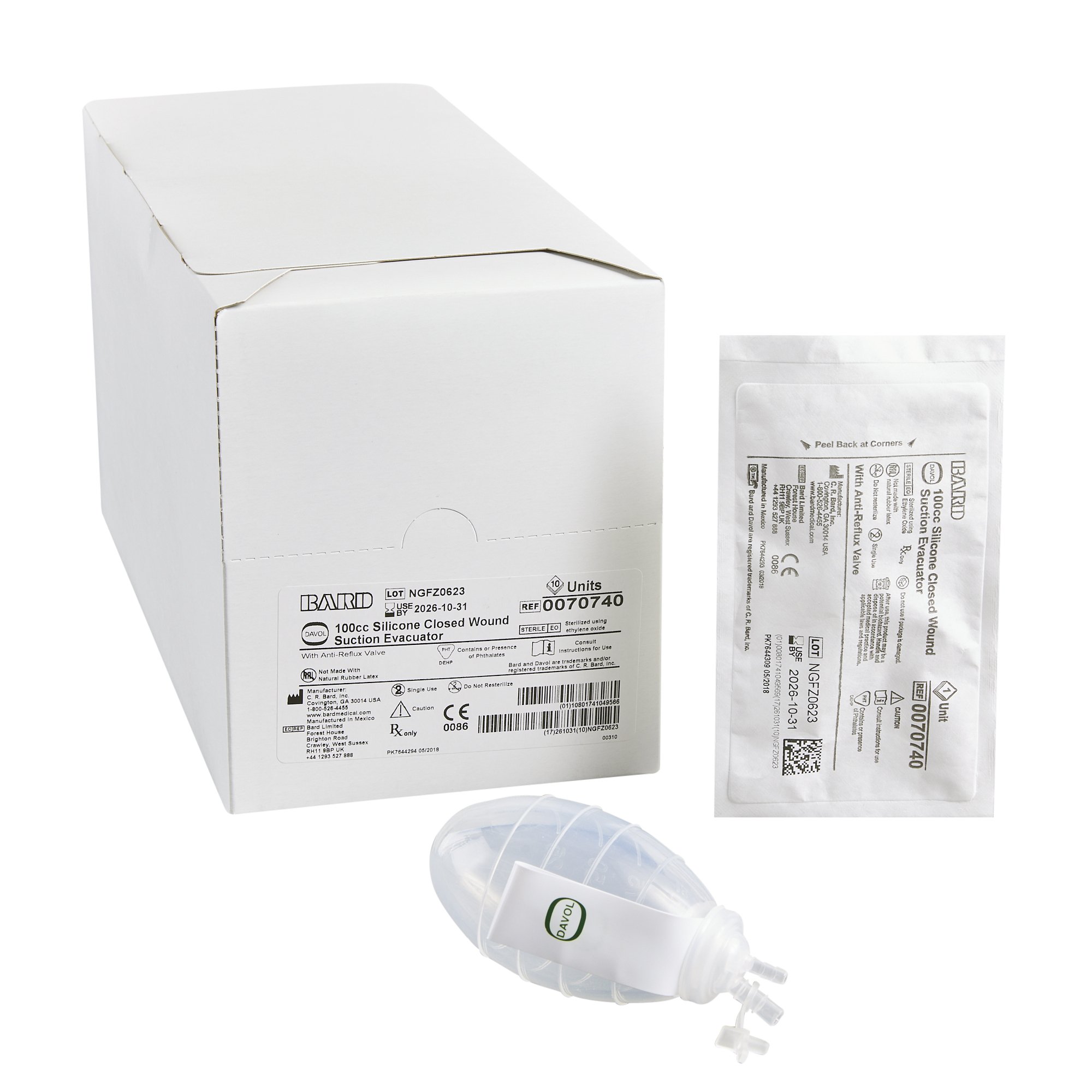 Reliavac Bulb Evacuator Drainage, 100 mL MK 213641