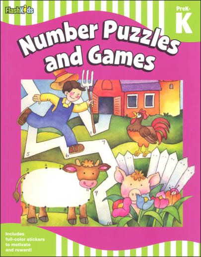 Number Puzzles & Games: Grade PreK-K (Flash Skills)