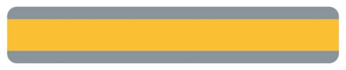 Double Wide Sentence Strip Reading Guide - Goldenrod
