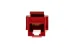 Cat6 RJ45 110 Type Keystone Jack, 50-Micron Gold Plating Contact Pins, Red