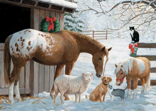 Cobble Hill Barnyard Greetings Tray Puzzle (35 Pieces)