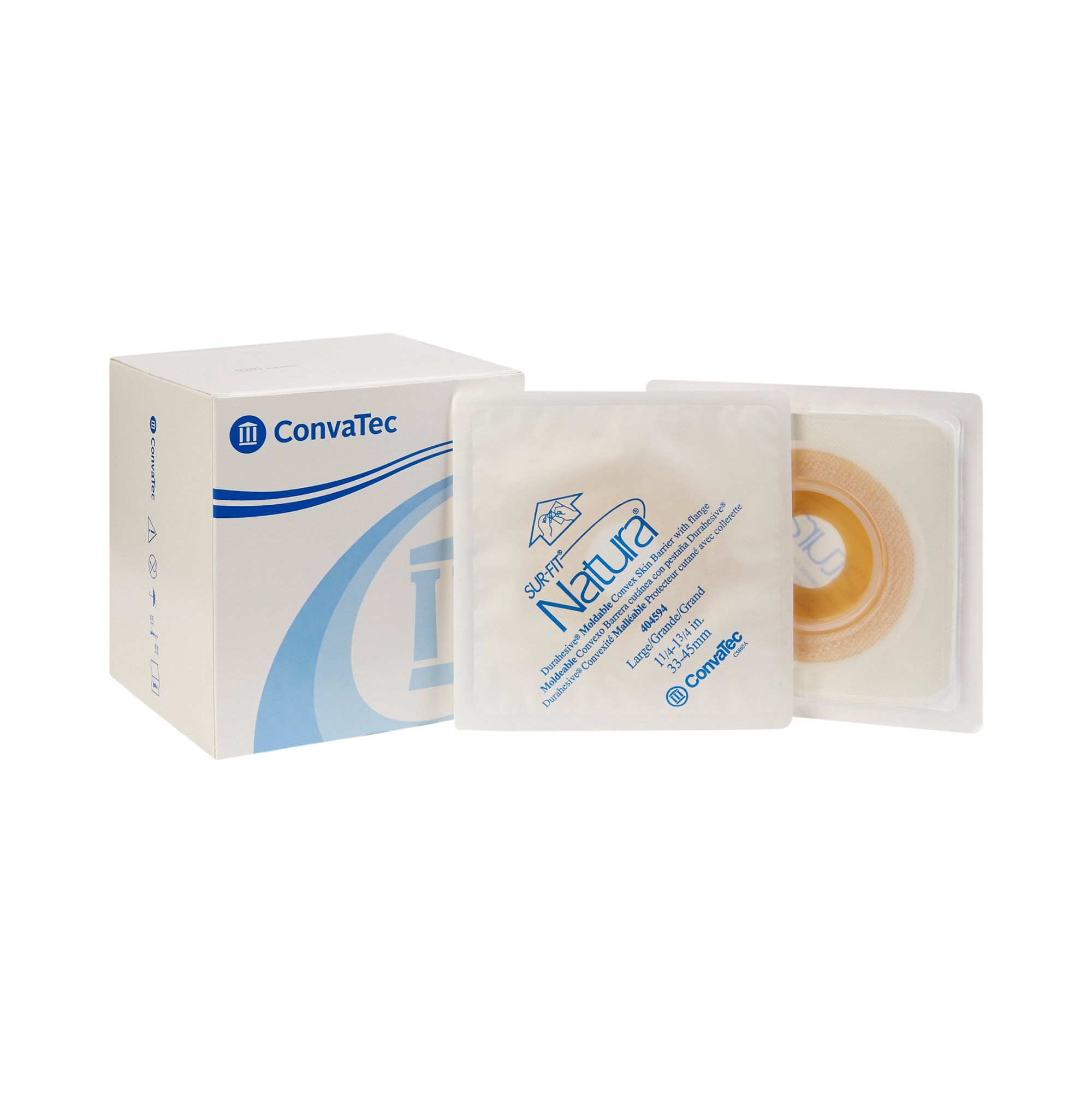 Sur-Fit Natura Durahesive Ostomy Barrier, 2-Inch Flange, 1  1 Inch Stomas MK 461895